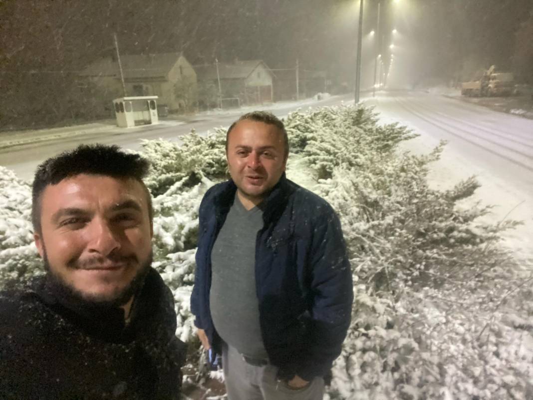 Konya özlediği kışı baharda yaşıyor 5